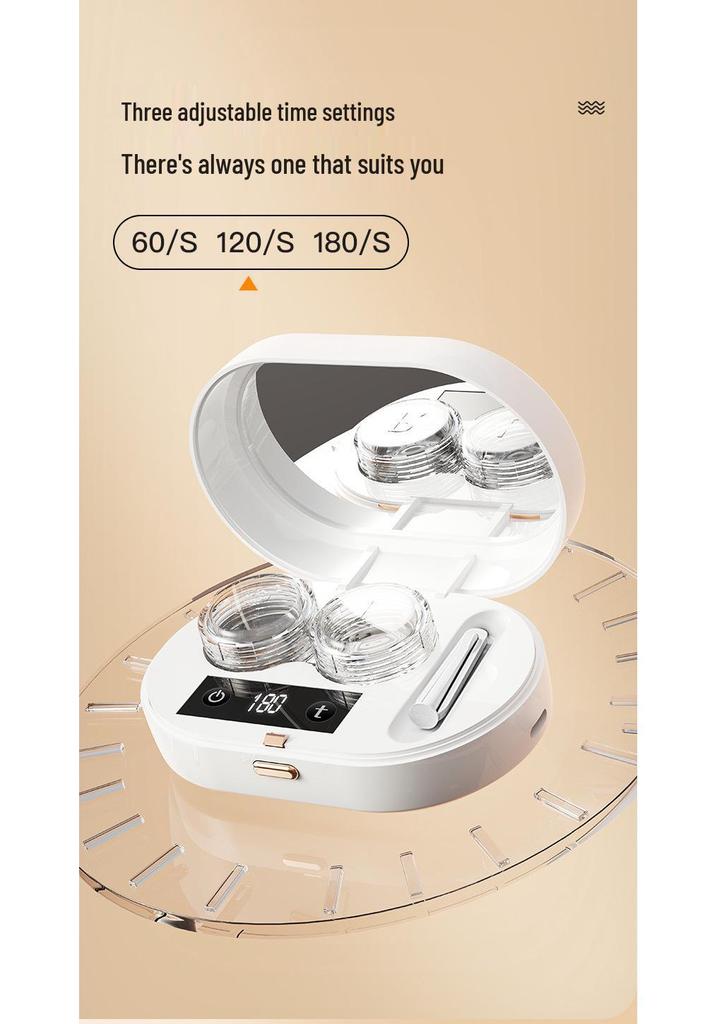 Compact Sonic Contact Lens & Glasses Cleaner