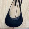 Autumn and winter new leather women's bag casual versatile crescent bag matte first layer cowhide shoulder bag crossbody women's bag