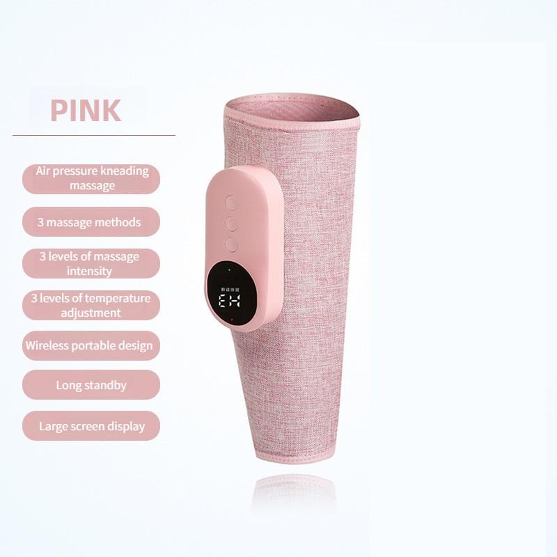 Multifunctional Constant Temperature Hot Compress Leg Slimming Device Electric Air Pressure Calf Massager Portable Leg Massager розовый