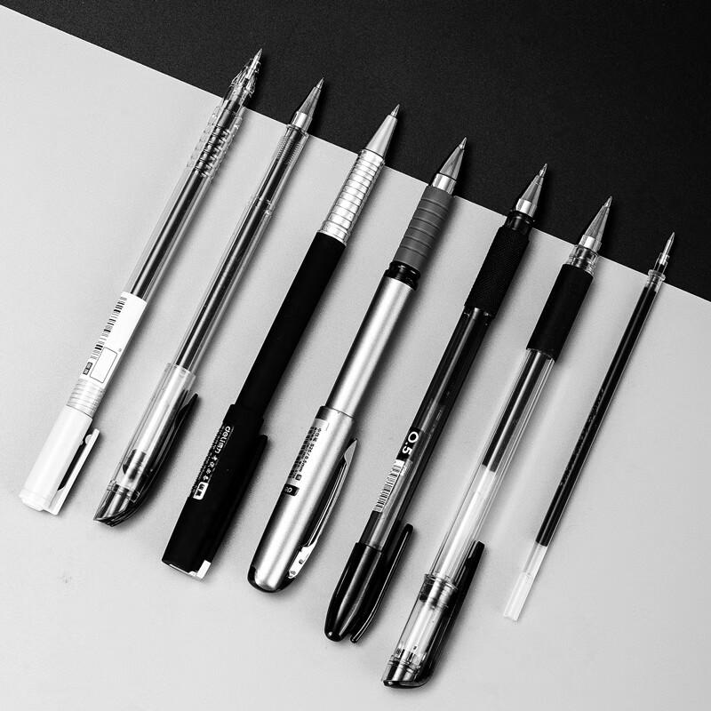 Deli 0.5mm Black Gel Pen Refills