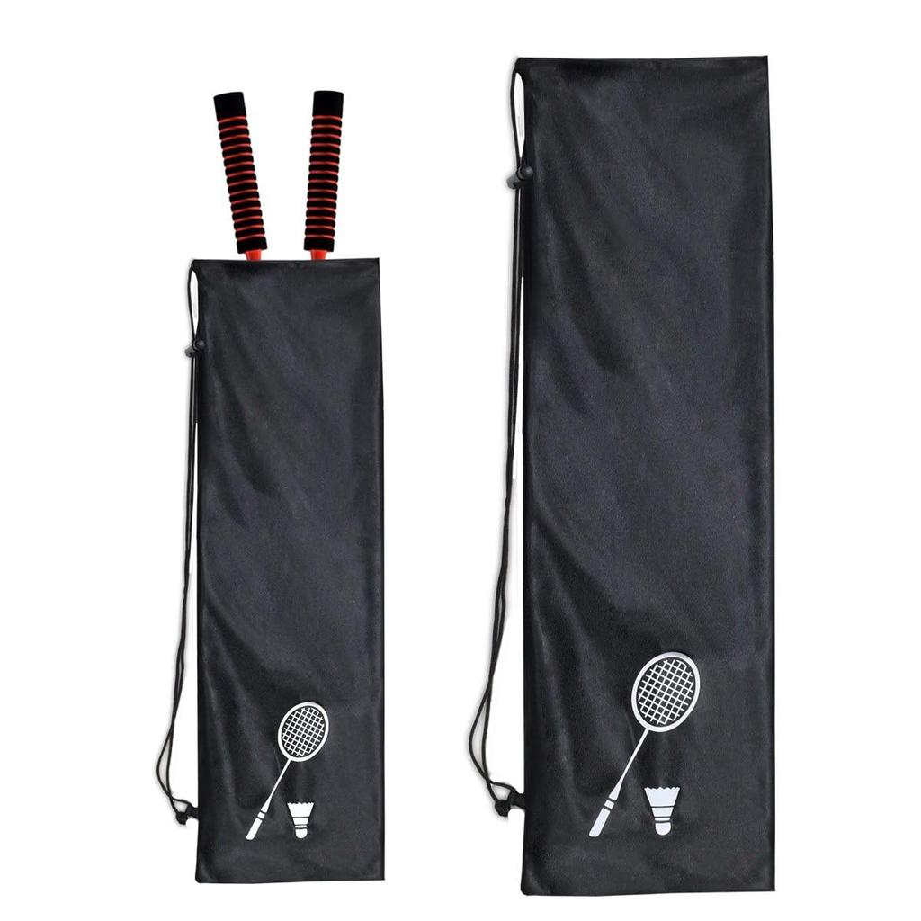 winova Badminton Racket Lightweight and Durable 72 x 23 Crossbody or Shoulder Dustproof and Perfect for Club and Outdoor Black Bag, Case, Nylon, cm,