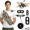 3 Piece Set Bearded Dragon Lizard Leash Harness Clothes Reptile Small Pet Backpack with Wings Adjustable Carrying Travel Bag