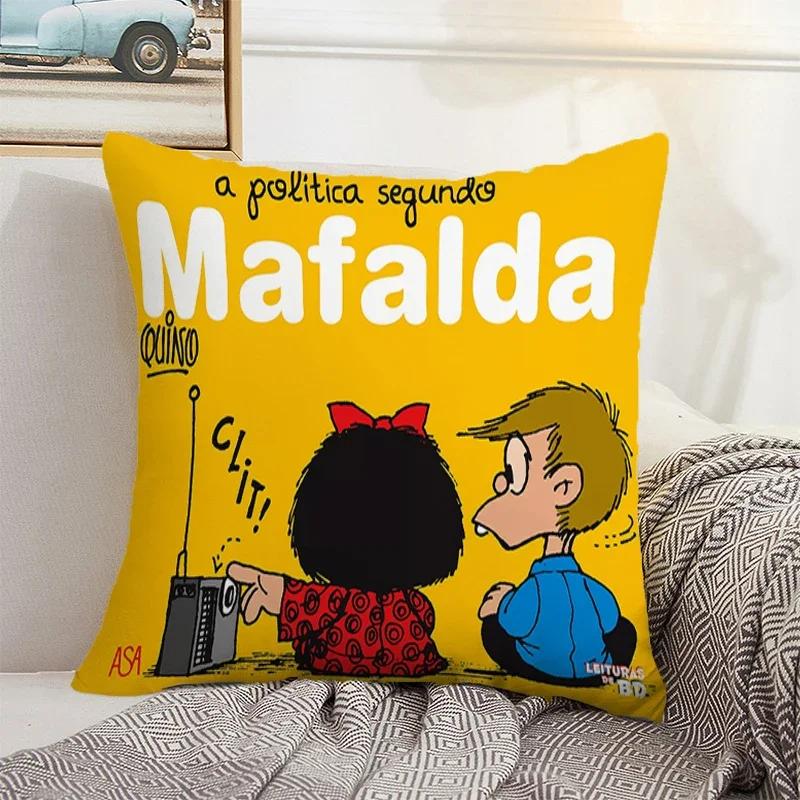 Sofa Cushions Mafaldas Sleeping Pillows Throw Pillow Covers Decorative Cushion Cover 45x45cm Pillowcase Fall Decor 45x45 Body