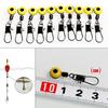 10pcs/set Fishing Float Bobber Stops Space Beans Connectors Sea Saltwater Fishing Tools Fishing Equipment Accessories