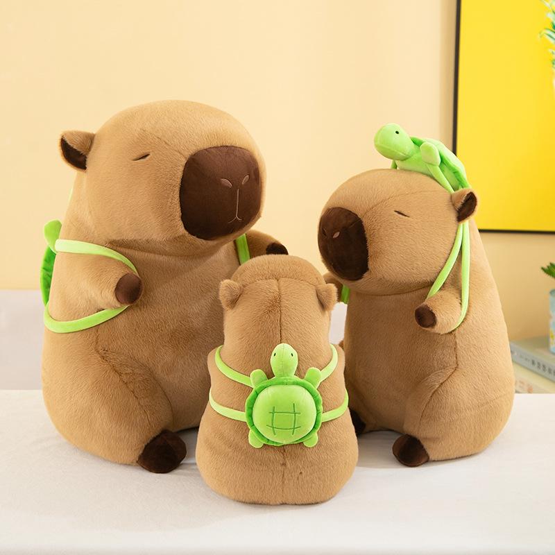 Best Friend Bee Kapibara Capybara Plush Toy Throw Pillow Cute Doll Turtle Backpack Direct Sales