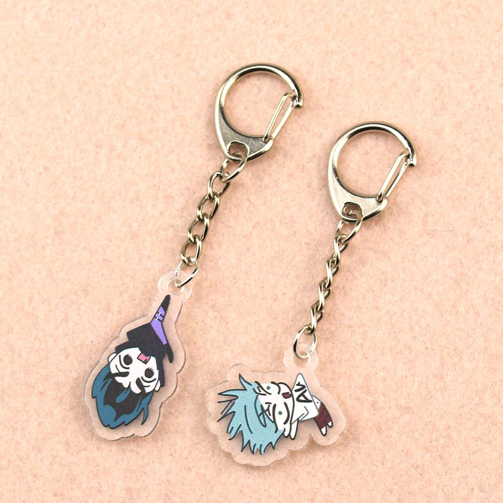 Popular Anime Alien Stage Chibis Keychains for Women Accessories Bag Luka Ivan Till Mizi Hyuna Sua Keyrings Jewelry Fans Gifts
