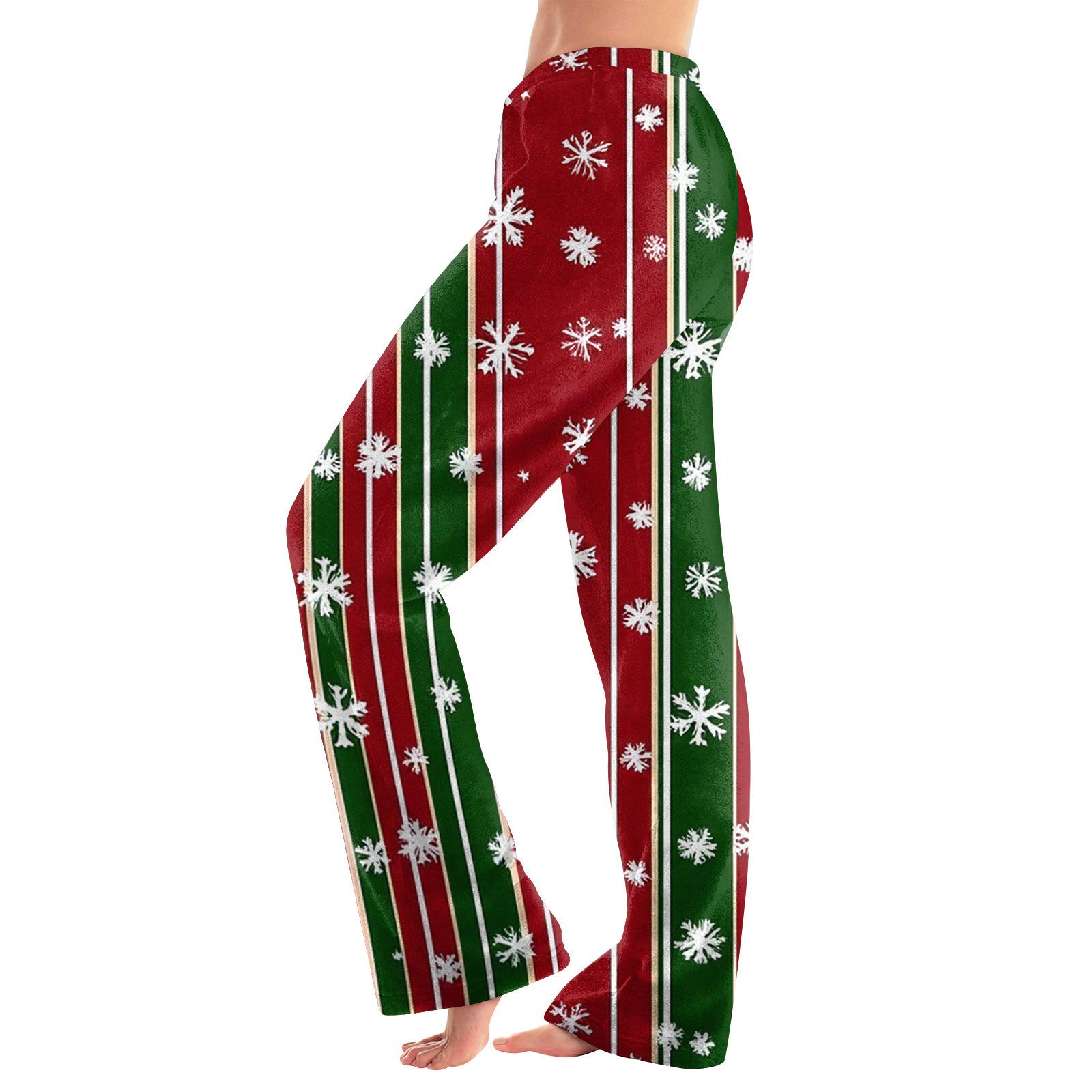 

Женские зимние клетчатые брюки, длинные брюки, спортивные брюки L