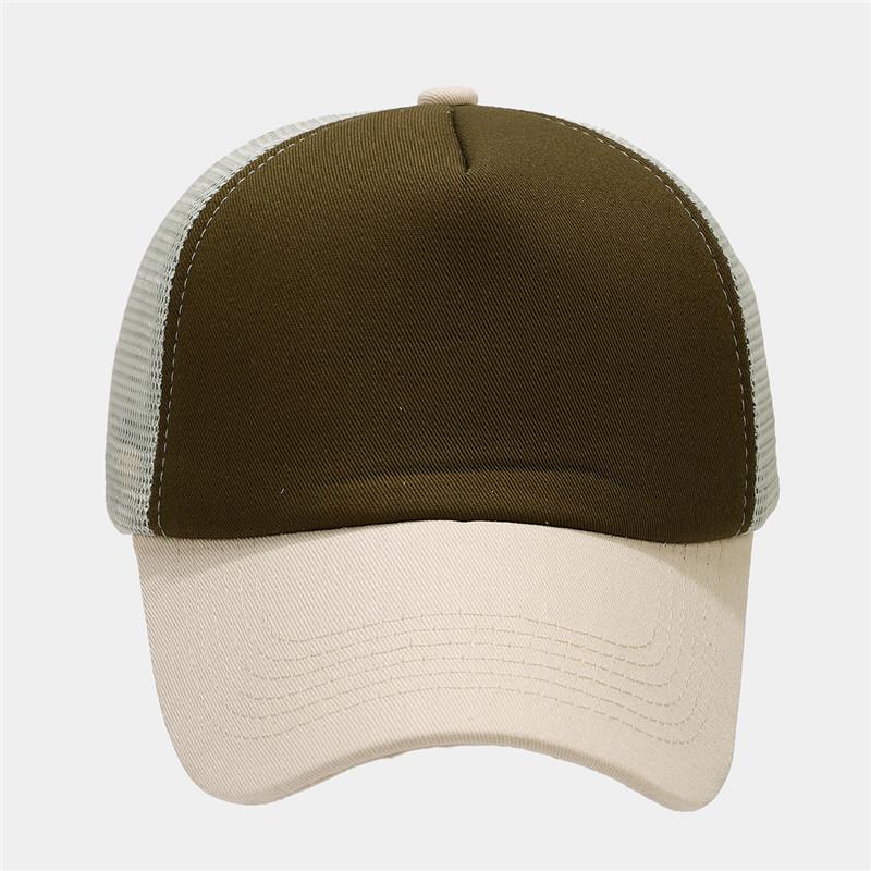 

2024 Summer Cotton Solid Color Casquette Baseball Cap Adjustable Breathable Mesh Outdoor Snapback Hats for Men and Women 07 56-60cm adjustable& 8Y