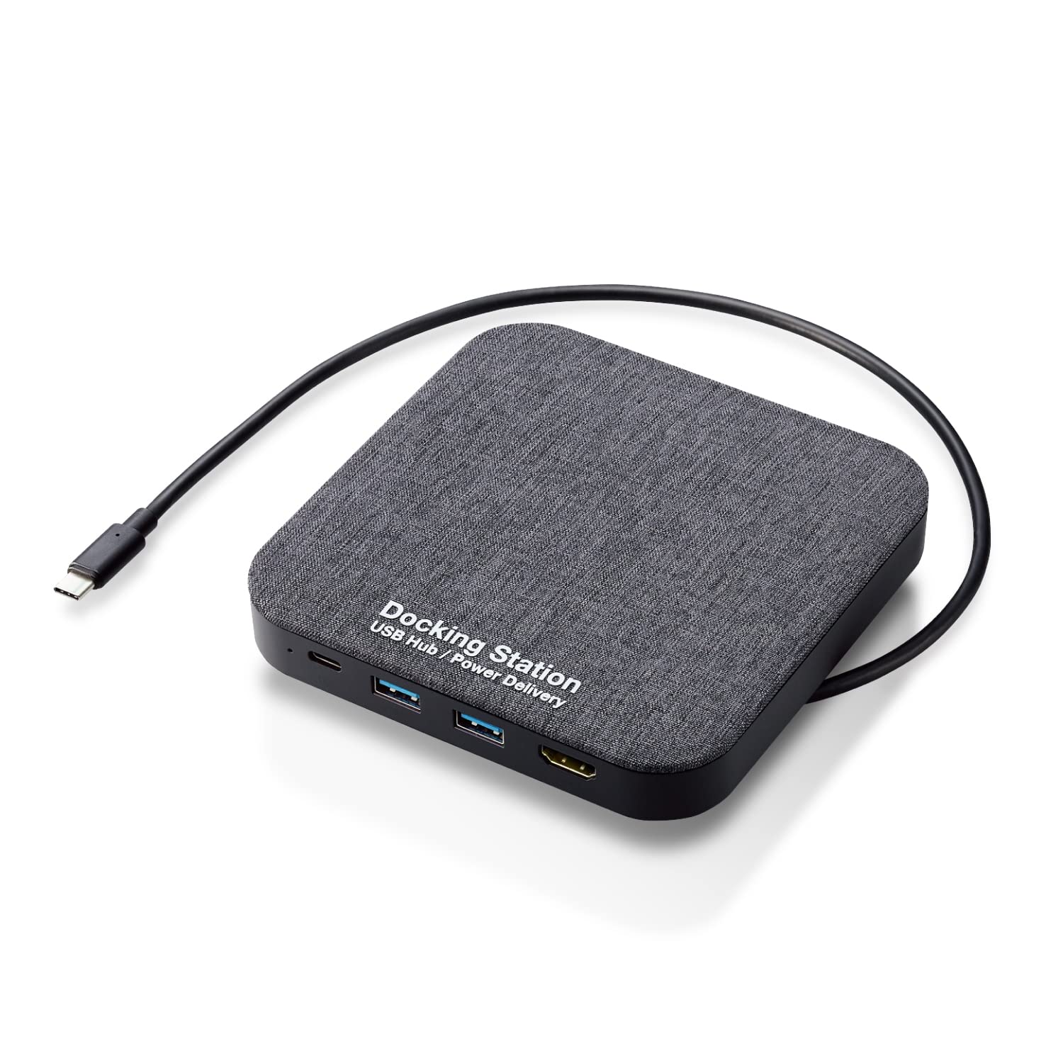 

Внешний SSD ELECOM с функцией док-станции 250 ГБ PD 100 Вт Совместим с [HDMI/USB-C/USB-A/USB] Mac/iPad/Windows ESD-DSA0250GBK серый