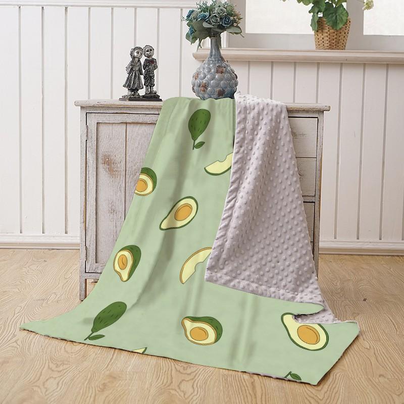 Soft Double-Layer Baby Blanket A-Grade Digital Print Cotton Feel Toddler Comfort Infants 1-3 Years