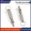 Bicycle & Car Tire Valve Core Removal Tool with Air Release Needle