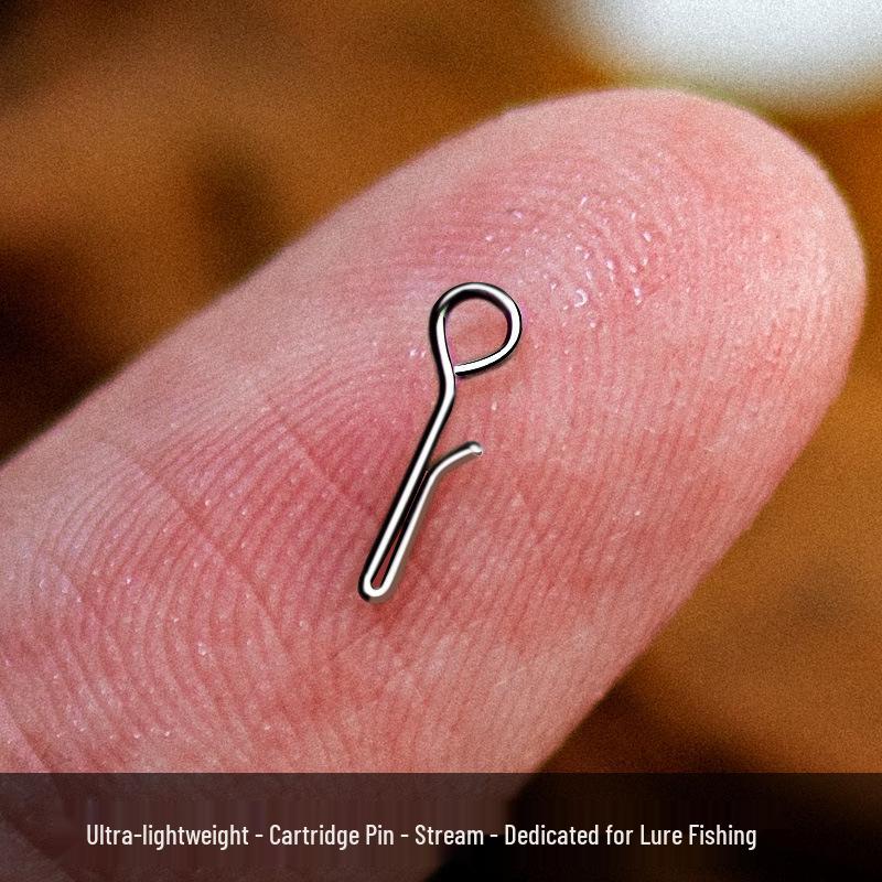 Quick Connect Snap Swivel for Fishing with Attached Leader Line Clip