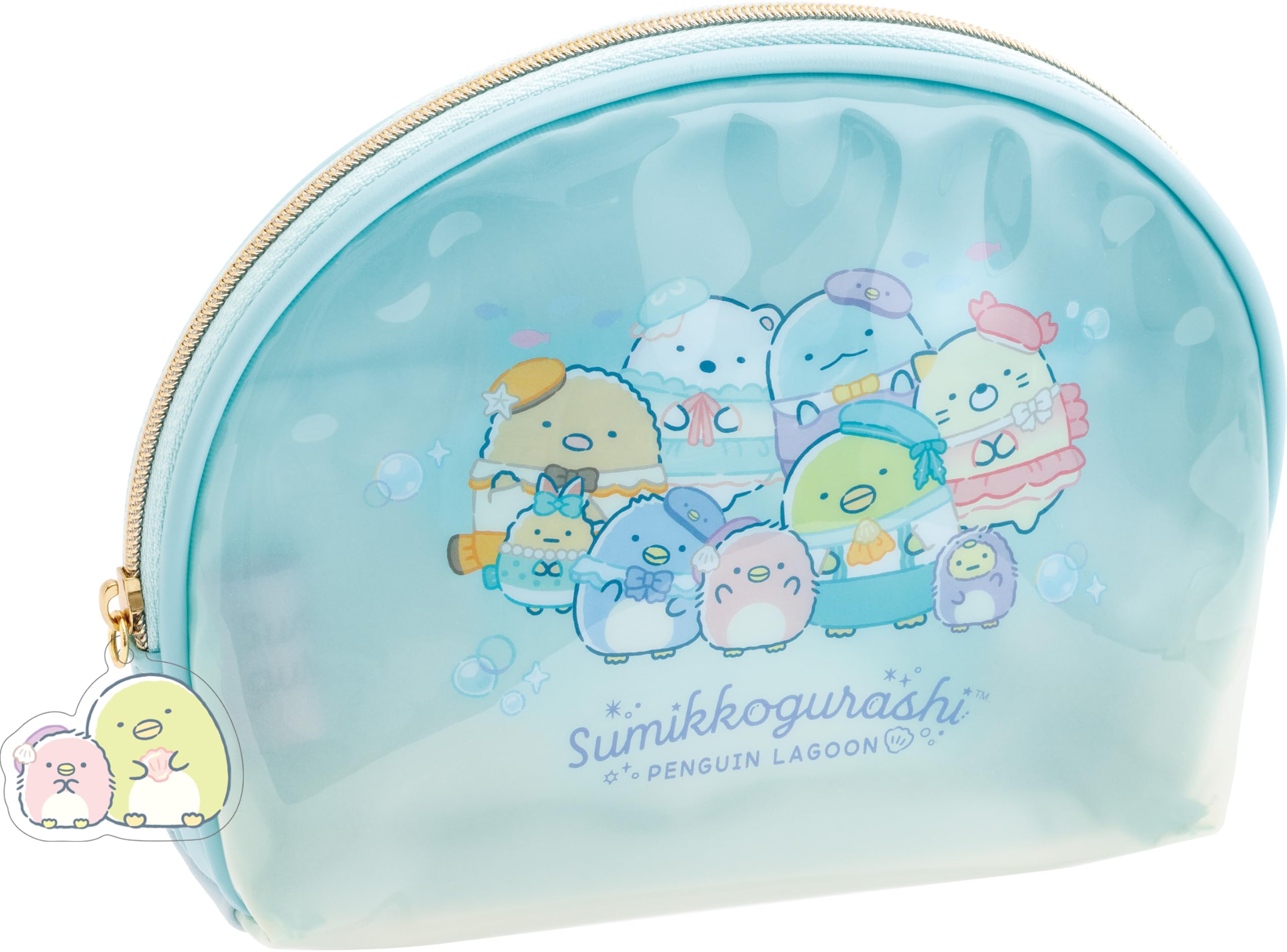 

CA72501 Sumikkogurashi Penguin Lagoon Pouch синий