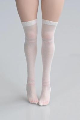 [TOYBARJAPAN] 16 Scale Figure AccessoryCompatible with TBLeague and Other Figures. Special Offer: White Over-the-Knee High Socks for High School