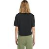 Timberland Einfarbiges Outdoor Freizeit Sport Rundhals Pullover Kurzarm Drop Shoulder T-Shirt Damen Oberteile Schwarz A5RZX-001