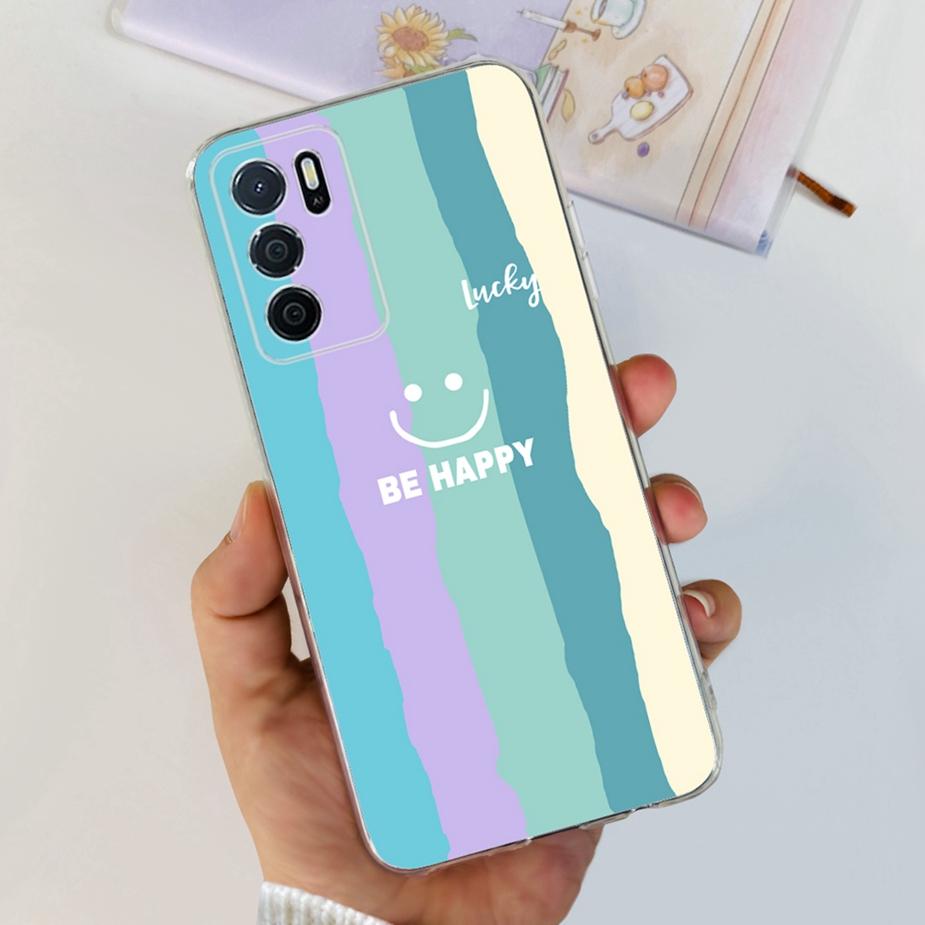 Für Oppo A16 A16s Hülle Stylische Bemalte Rückseite Weiche Dünne Handyhülle Für Oppo A16s OppoA16 s CPH2269 Hülle Fundas Bumper Schale