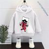 Y2K Vintage The Amazing Digital Circus Kinder Kapuzenpullover Langarm Cartoon Cosplay Kostüm Junge Mädchen Sport Außenmantel