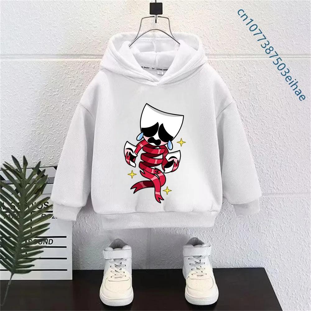 Y2K Vintage The Amazing Digital Circus Kinder Kapuzenpullover Langarm Cartoon Cosplay Kostüm Junge Mädchen Sport Außenmantel