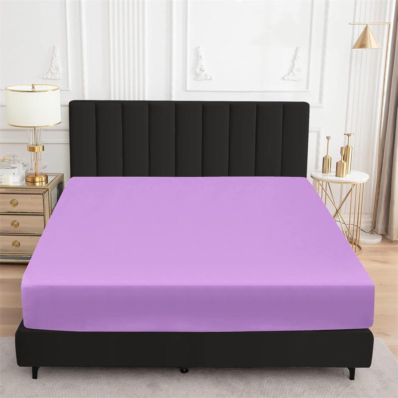 Waterproof Mattress Protector Soft Breathable Fitted Bed Cover, 18" Deep Pocket Noiseless Mattress Pad - Machine Washable, for Kids & Elderly