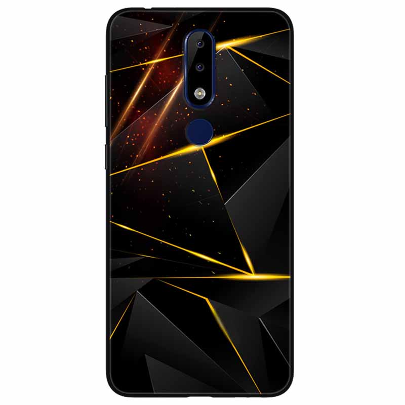 For Nokia 5.1 Plus Case Soft Silicone Cartoon Fashion TPU Phone Cases for Nokia X5 Cover 5.1Plus Cute for NokiaX5 Protective