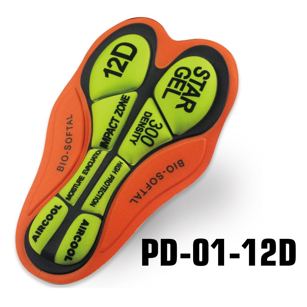 

KEMALOCE велосипедная подушка для мужчин и женщин 5D, 12D гелевая подушка для велосипеда дышащая силиконовая и пенопластовая противоударная подушка для длительной езды ONE SIZE оранжевый