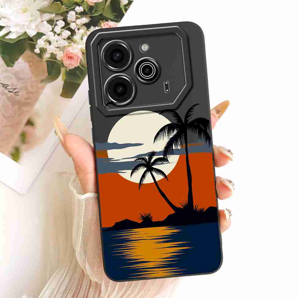 Phone Case For Tecno Pova 6 Pro 5G LI9 Casing Fashion Pattern Soft Silicone Shockproof For Tecno Pova6 Pova 6 Pro Cover Shell