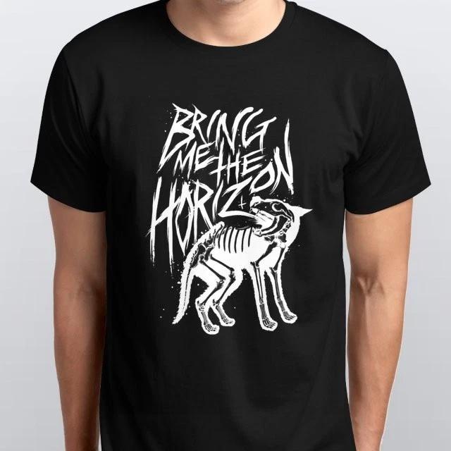 

Bring Me The Horizon Футболка Rock 100% Хлопок Мужские Футболки Верх Все размеры S M L XL XXL 3 4 XL цвета Черный XL