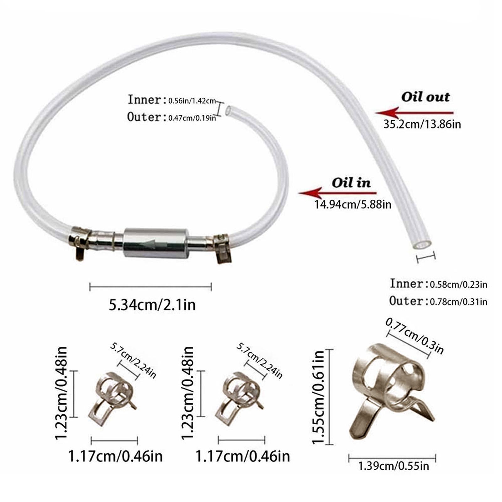 

Motorcycle Brake Bleeder Hose Oil Guide Tube Durable Brake Fluid Bleeder Hoses for Car Motorcycle Clutch