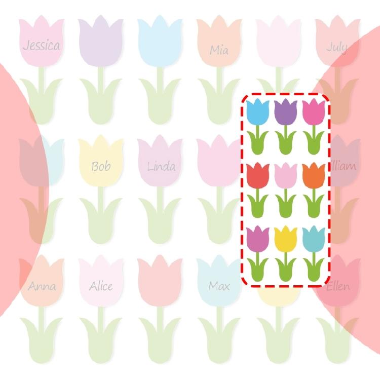 Tulips Patterned Paper Art Collection 45 Pieces Seasonal Decorative Cutouts for Craft Enthusiasts