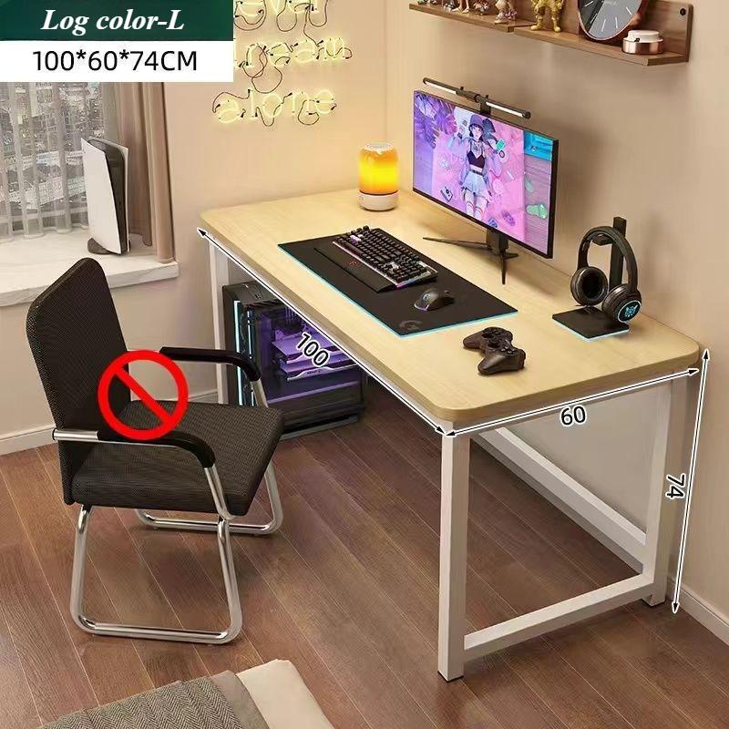 Klappbarer Computertisch, Schreibtisch aus Massivholz, Büroschreibtisch, Schreibtisch für Studenten, 80/100 cm, in zwei Größen erhältlich: Walnuss-/Eichentische