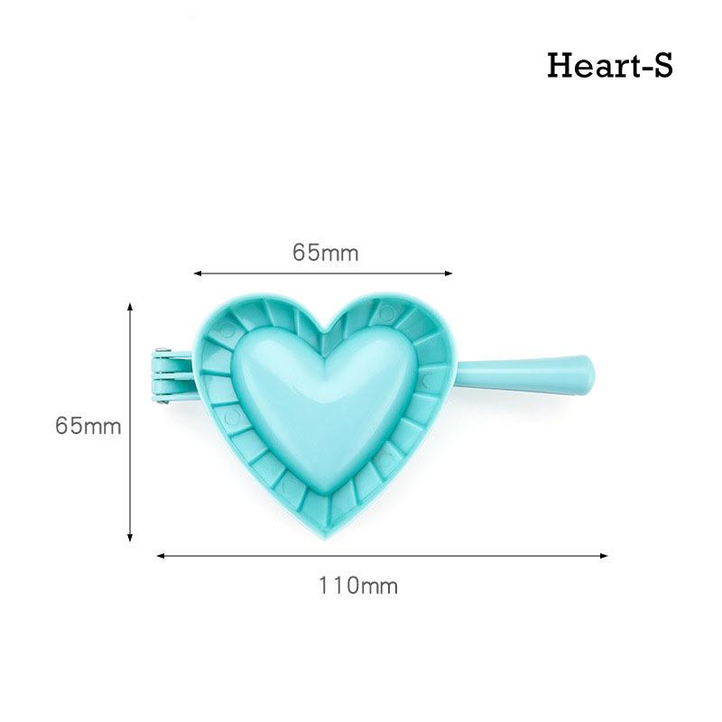 Creative Dumplings Mold Household Kitchen DIY Heart Butterfly Flower Shape Dumplings S/M/L Baking Plastic Mold Jiaozi Moulds