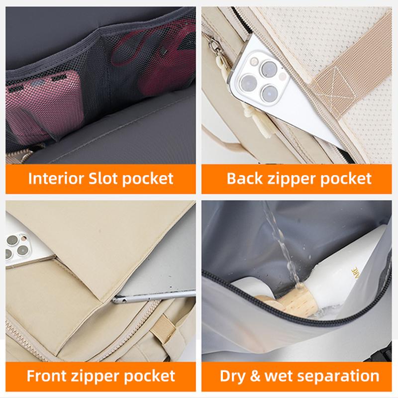 Travel Backpack, Large-capacity Accompanying Storage Backpack, Women's Lightweight Business Trip, Men's Multi-function Computer Bag