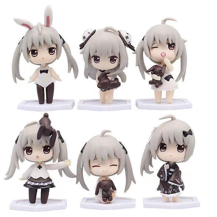 

Коллекция фигурок/кукол «Харука из Ёсуга но Сора» для автомобильных аксессуаров, декора рабочего стола и подарков Set of 6 specials (bagged)