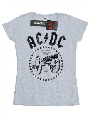 Womens/Ladies We Salute You Cannon Cotton T-Shirt