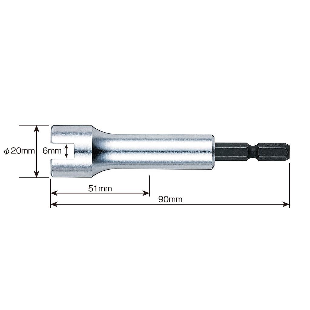 VESSEL Thumb Screw Thumb Screw Socket A20CH13 Socket, (M4/M5/M6) (13mm Flats), Two-in-One,