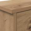 wall mounted nightstand with door Artisan Oak 80 x 20 x 30 cm
