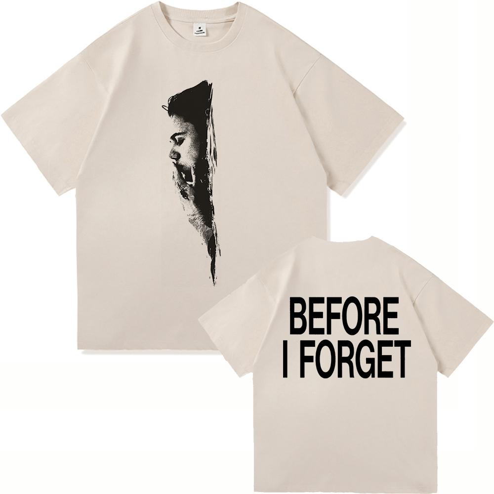 The Kid Laroi Before I Forget Tee Shirt 2026 New Album Menwomen Clothing Harajuku High Quality Tops TShirts Vintage