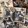 200pcs/pack Time Collection Box Series Retro Ins Scrapbook Decorative Stickers Material Pack DIYJournal Handmade Collage