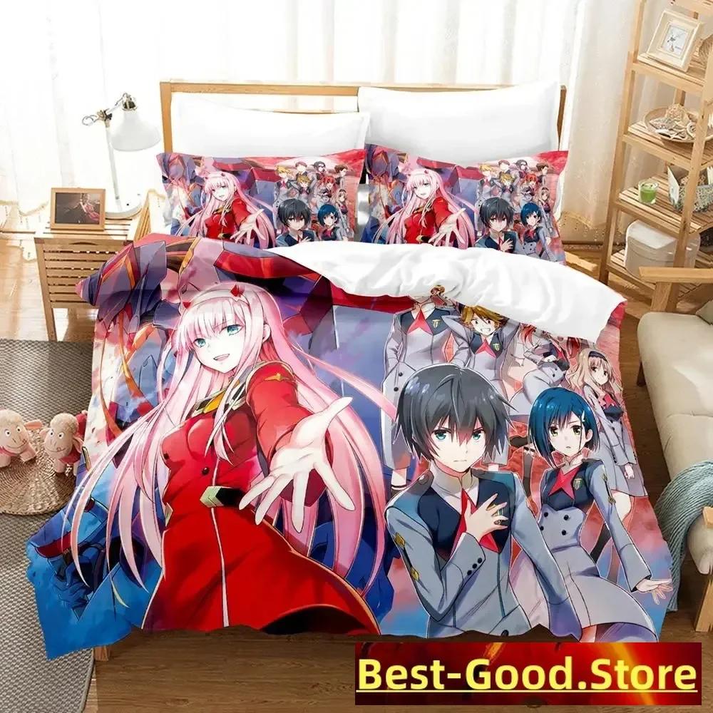 Kawaii  Bedding Set Single Twin Full Queen King Size Bed Set Aldult Kid Bedroom Duvetcover Sets Anime