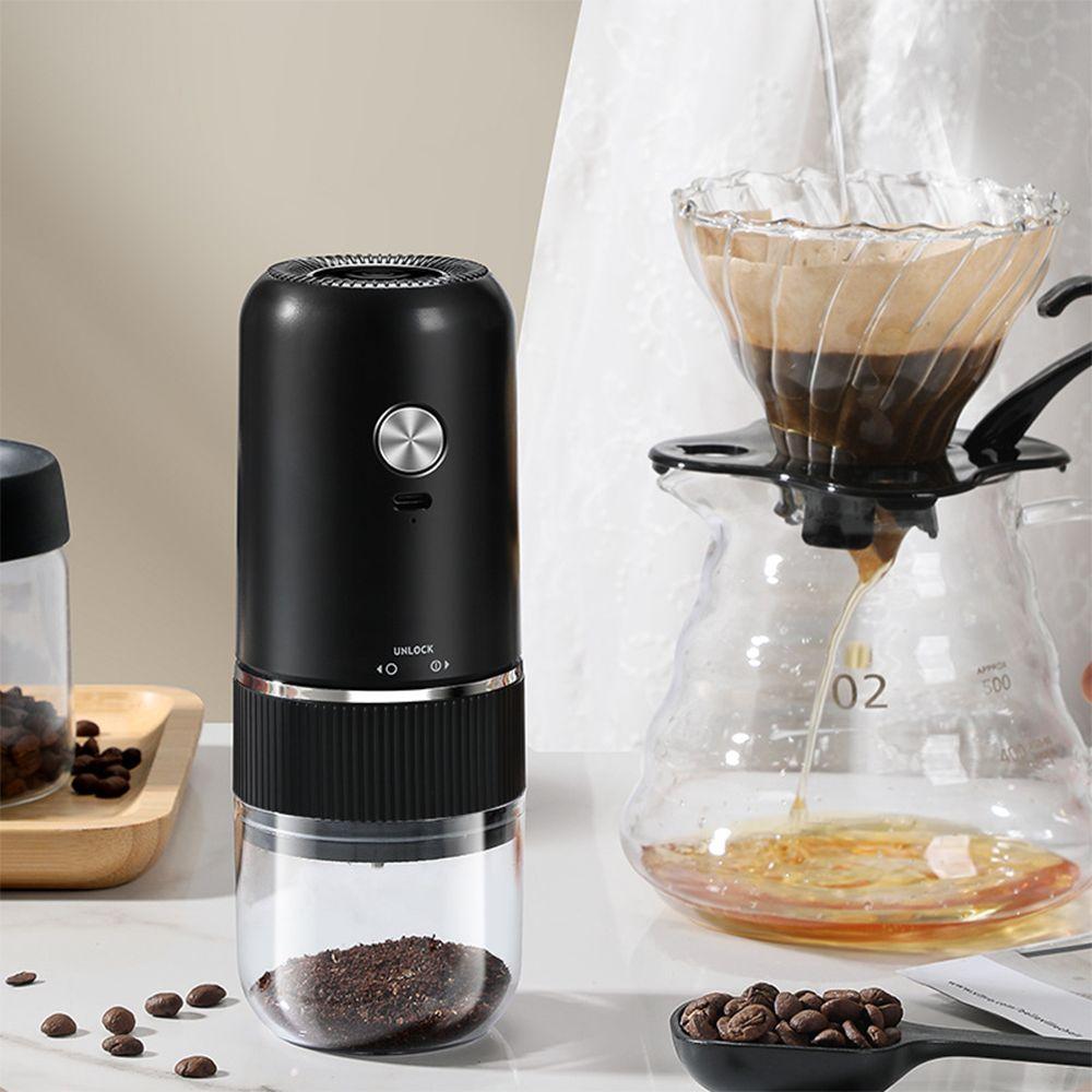USB Rechargeable Mini Coffee Grinder Cordless Coffee Bean Grinder Household