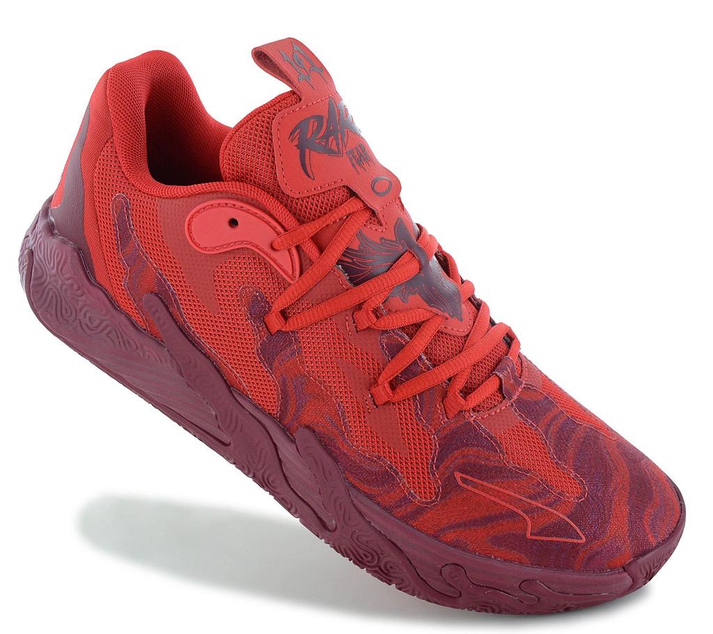 Puma MB.03 Lo Team - LaMelo Ball - Herren Sneakers Basketball Schuhe Rot 310519-02 ORIGINAL