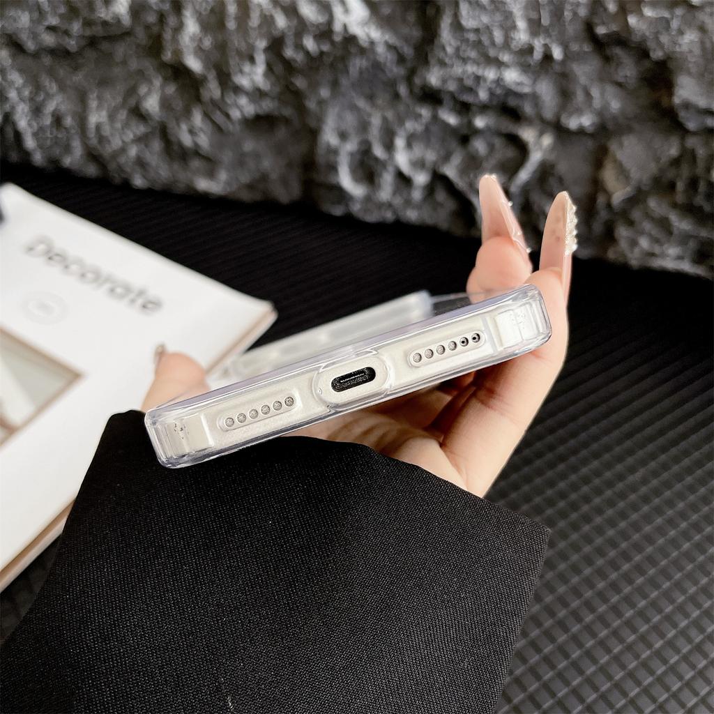For iPhone 17 Air Pro Max 16 15 14 13 12 11 Pro Max Plus Mini Pro Max Anti Drop Cover New Transparent For Magsafe Magnetic Case