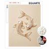 Pearl Art Painting Home Wall Decor Koi Fish Pearl Gemstone Painting Picture Crafts Adult/Beginner Gift Creative Home Decor Unframed Wall Art