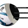 Senston Soccer Ball Size 5 for Adults and Youths, Training Ball for Match Soccer and Pump