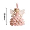 DIY Angel Decorative Crochet Set Homemade Beginner Crochet Craft Kit Material Pack Crochet Angel Christmas Tree Ornament