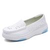 Nurse Shoes for Women with Soft Sole, Breathable Flat Bottom, Thick Sole, Anti Slip, Autumn and Winter Medical Work Shoes with Added Fleece