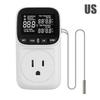 Digital Display Smart Thermostat Fish Tank Touch Screen Regulation Socket Temperature For Pet A C2A2