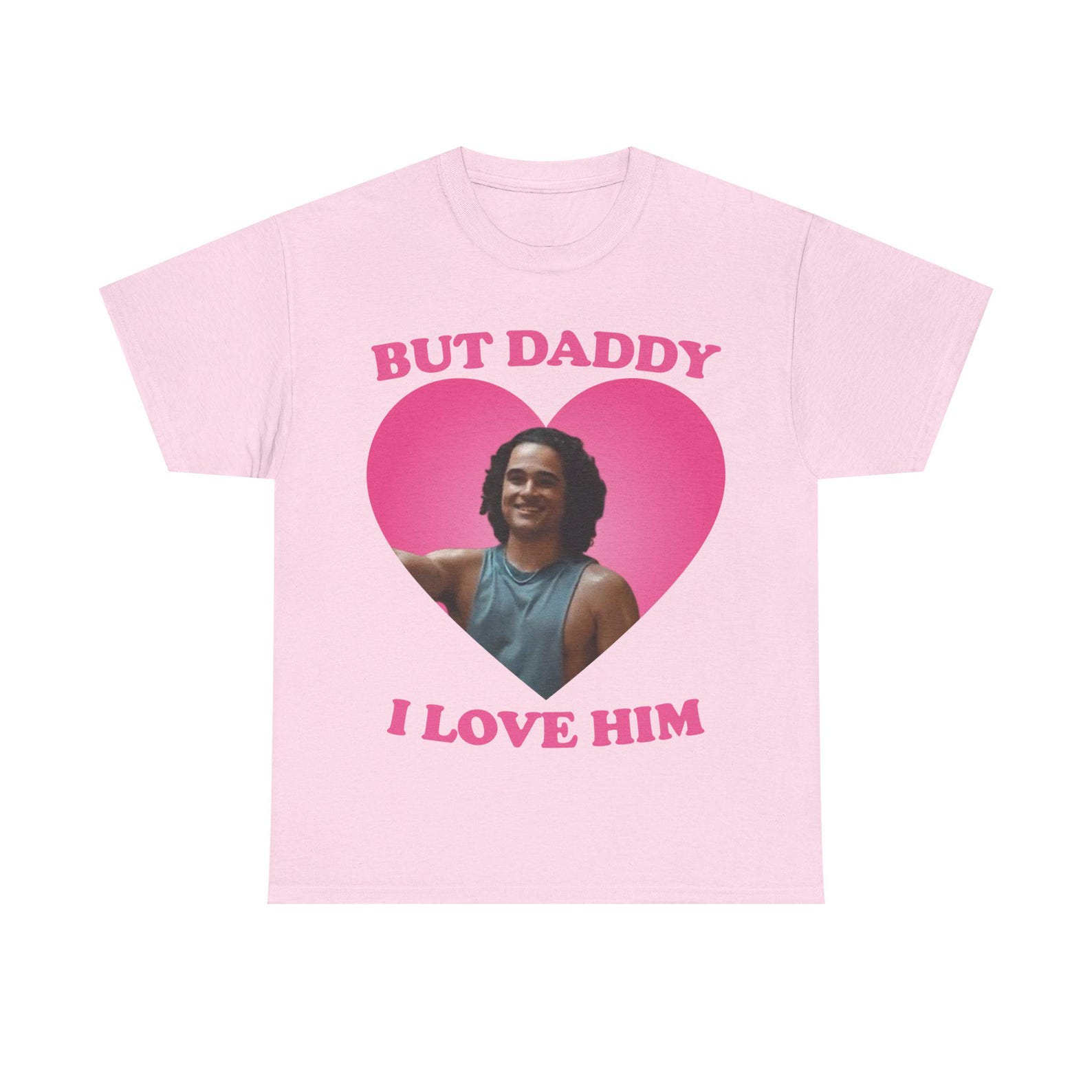 I love him Jalen Thomas Brooks pink hearT-Shirt S