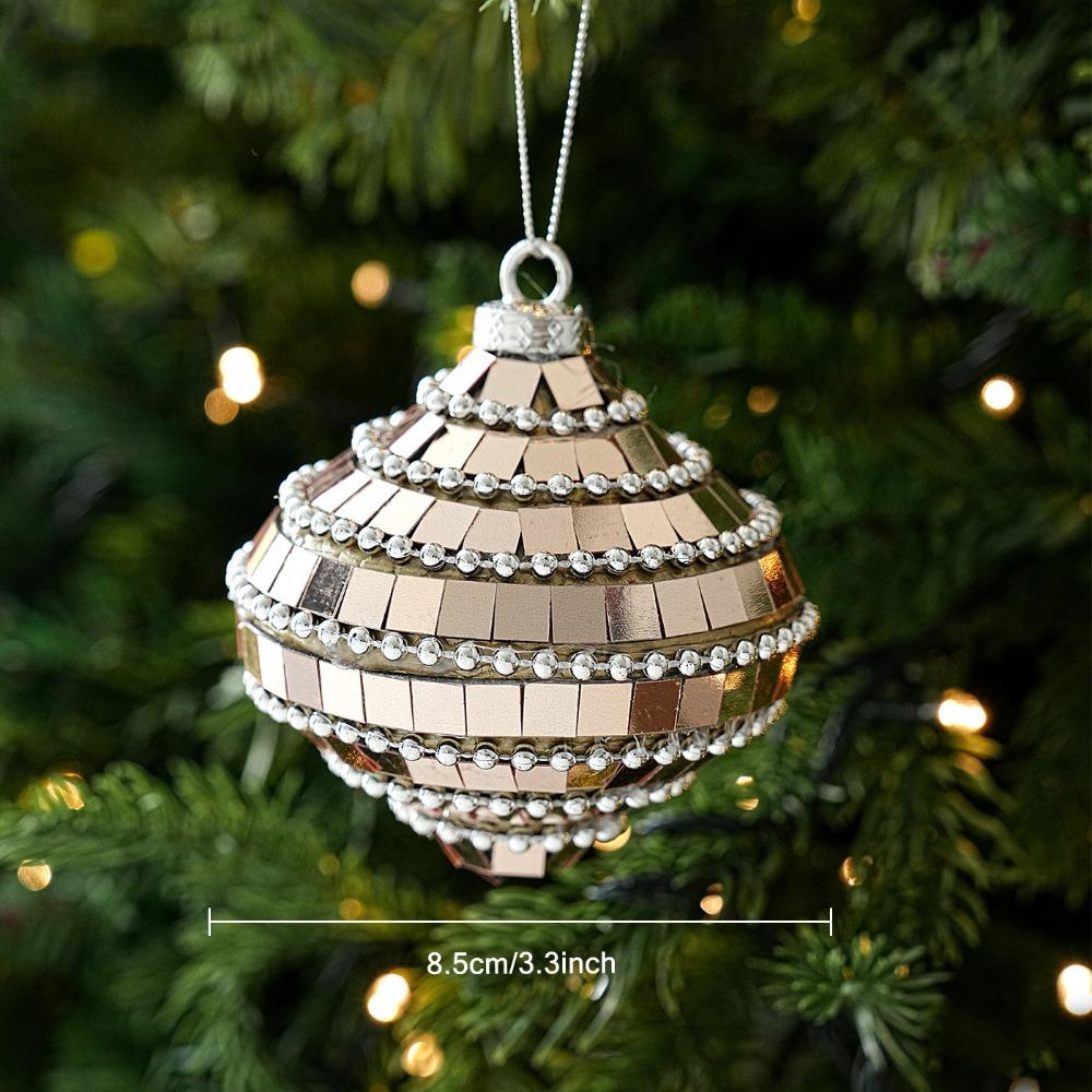 Scene Layout Christmas Ball Hanging Decoration Mirror Surface Mirror Ball Home Celebration