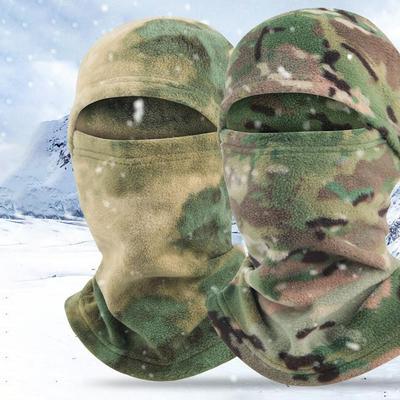 Cappello invernale tattico militare polare corallo in pile passamontagna uomo mimetico viso maschera da sci scaldini berretti sportivi termici berretti sciarpa